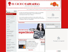 Tablet Screenshot of elglobobambalinas.com